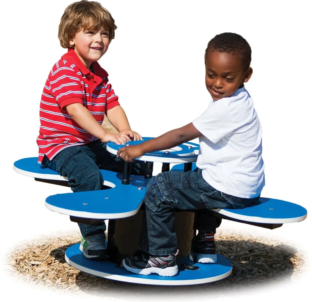 California Playgrounds play structure for clover motion toy