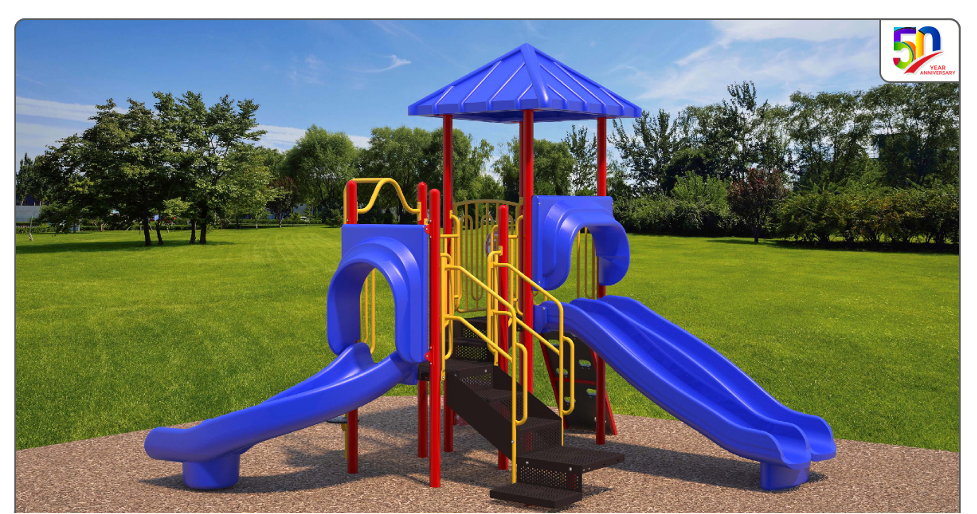 California Playgrounds play structure for H1827