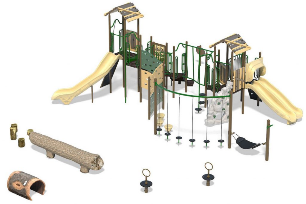 California Playgrounds play structure for H3614R0