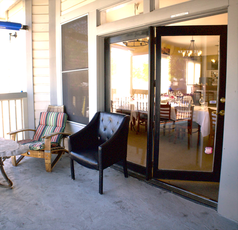 Chianti Reserve's banquet room outdoor area