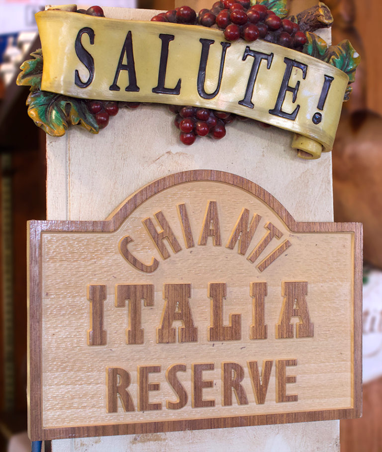 Chianti Italia Reserve sign