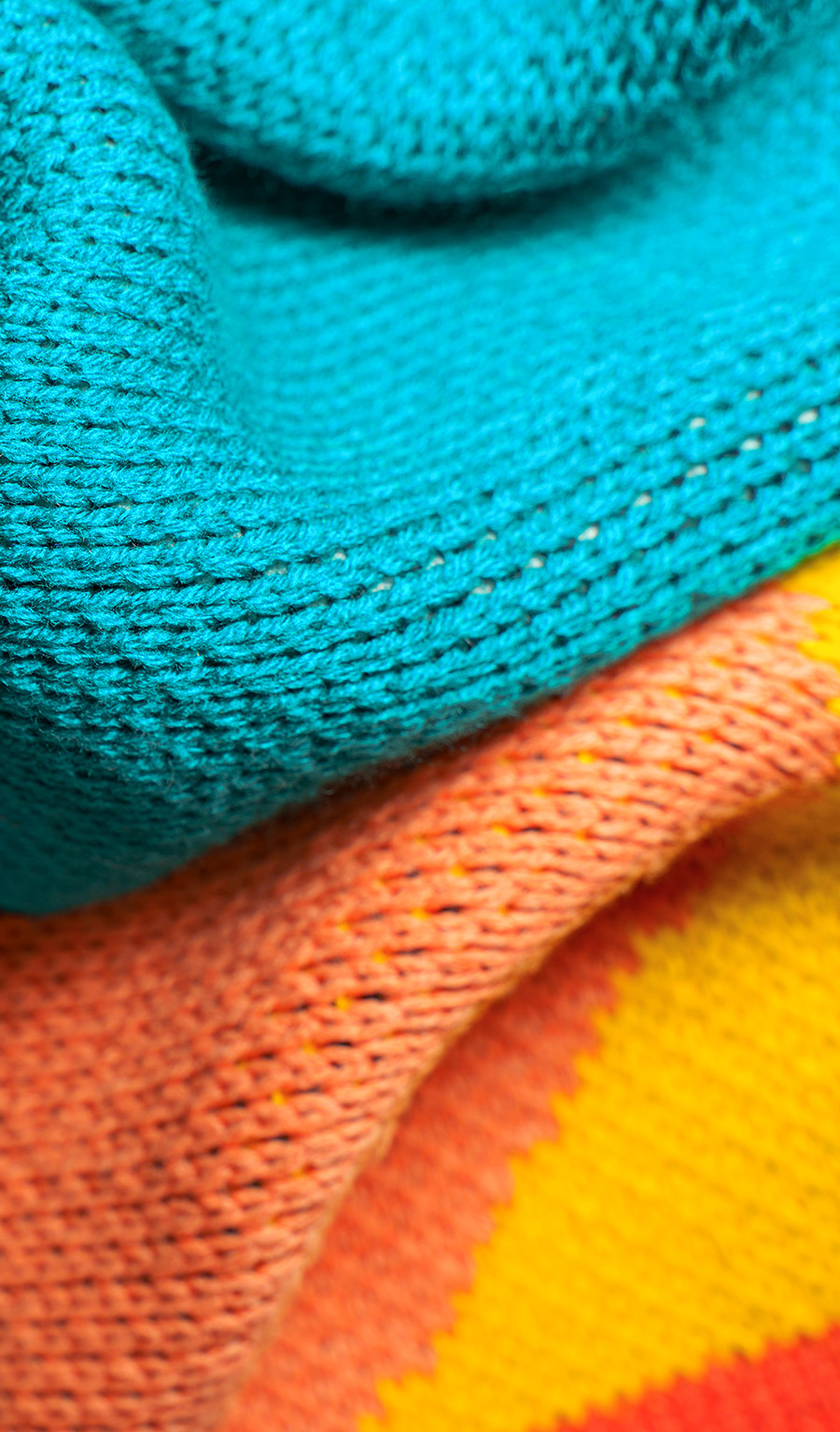 machine knitted material