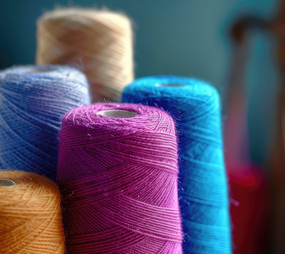 machine knitting yarn cones