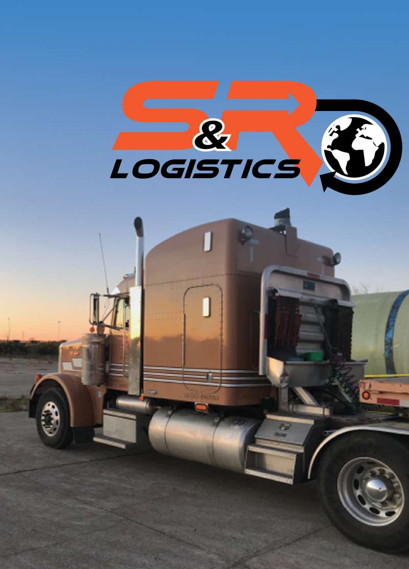 S&R Logo and truck at sunset