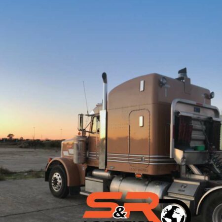 S & R Logistics logo & large truck