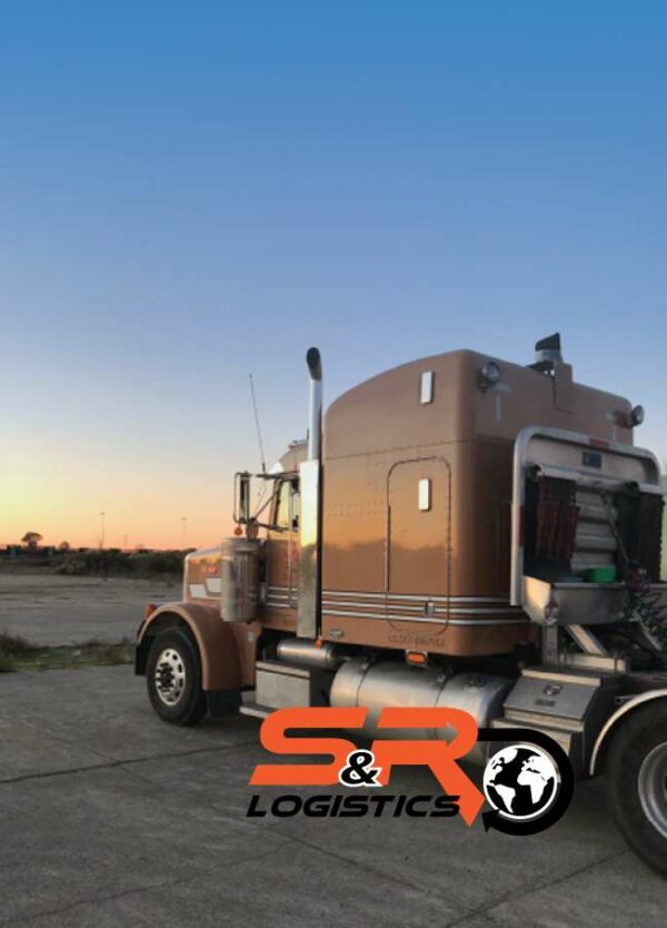 S & R Logistics logo & large truck