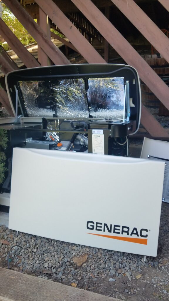 Generators installed by Cal Sun Energy for residential and commercial buildings